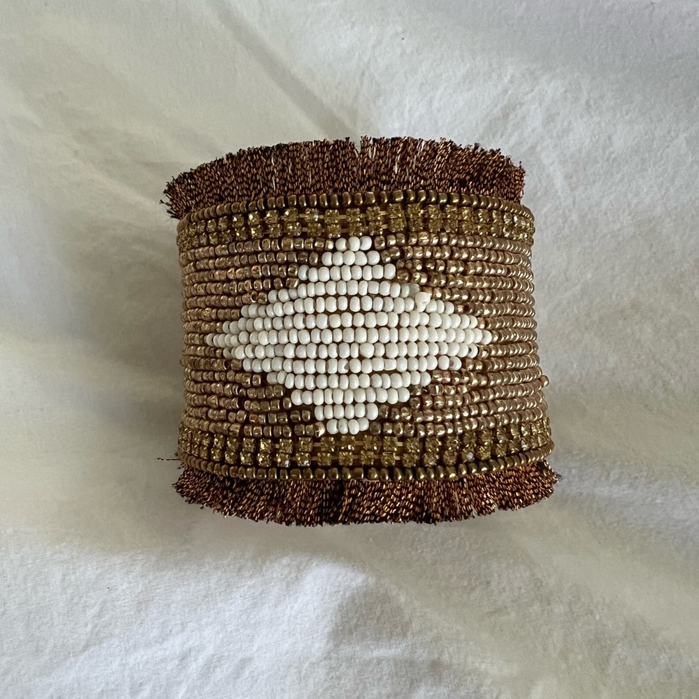 Beaded Handcrafted Cuff Bracelet